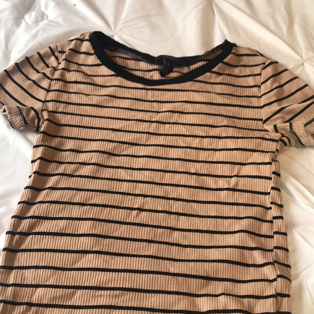 Black and brown crop top
